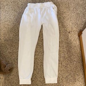 White Joggers